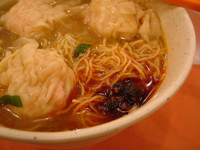 Shrimp won ton noodles