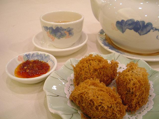 Deep-fried taro dumpling